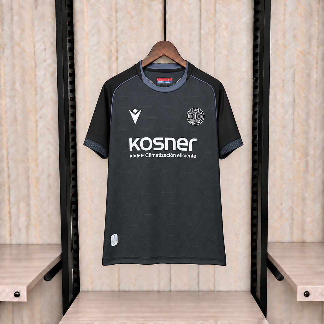 Camisola CA Osasuna 2026-27 Alternativa Preta Versão Adepto