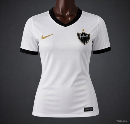 Camisola Atlético-MG 2026-27 Alternativa Branca Lisa Versão Mulher