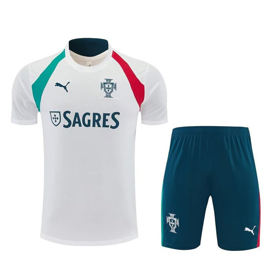 Kit Treino Camisola Portugal 2026 Branco