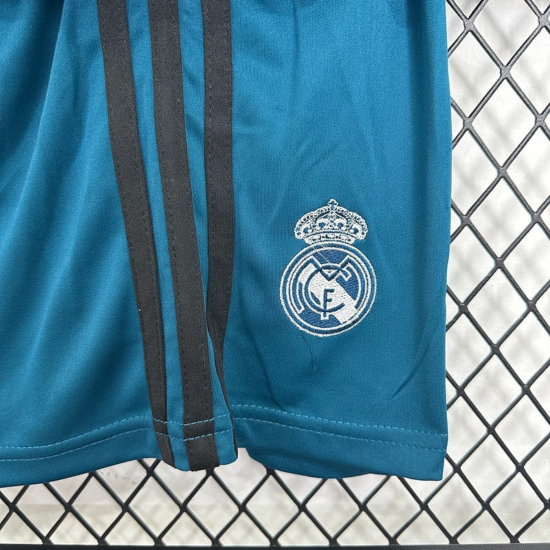 Kit Criança Manga Comprida Real Madrid 2016-17 Alternativo
