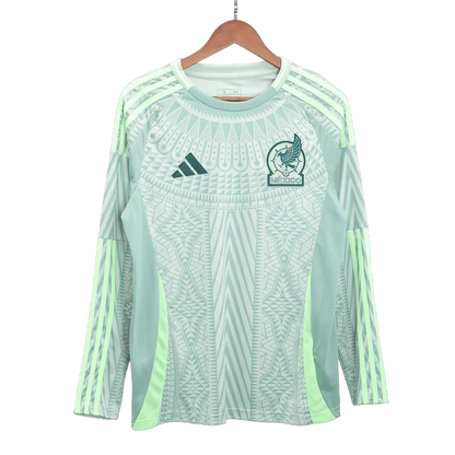 Camisola Manga Comprida Mexico 2024 Alternativa Verde Versão Adepto