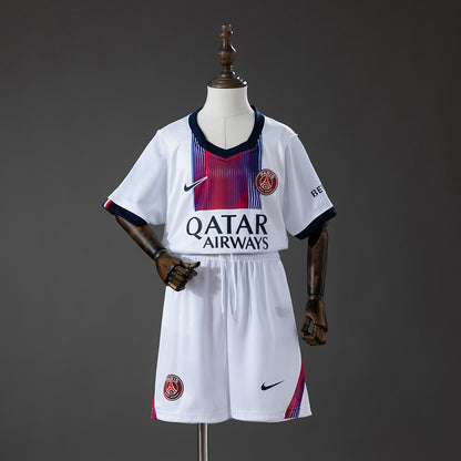 Kit Criança FC Paris Saint-Germain 2026-27 Alternativo Branco