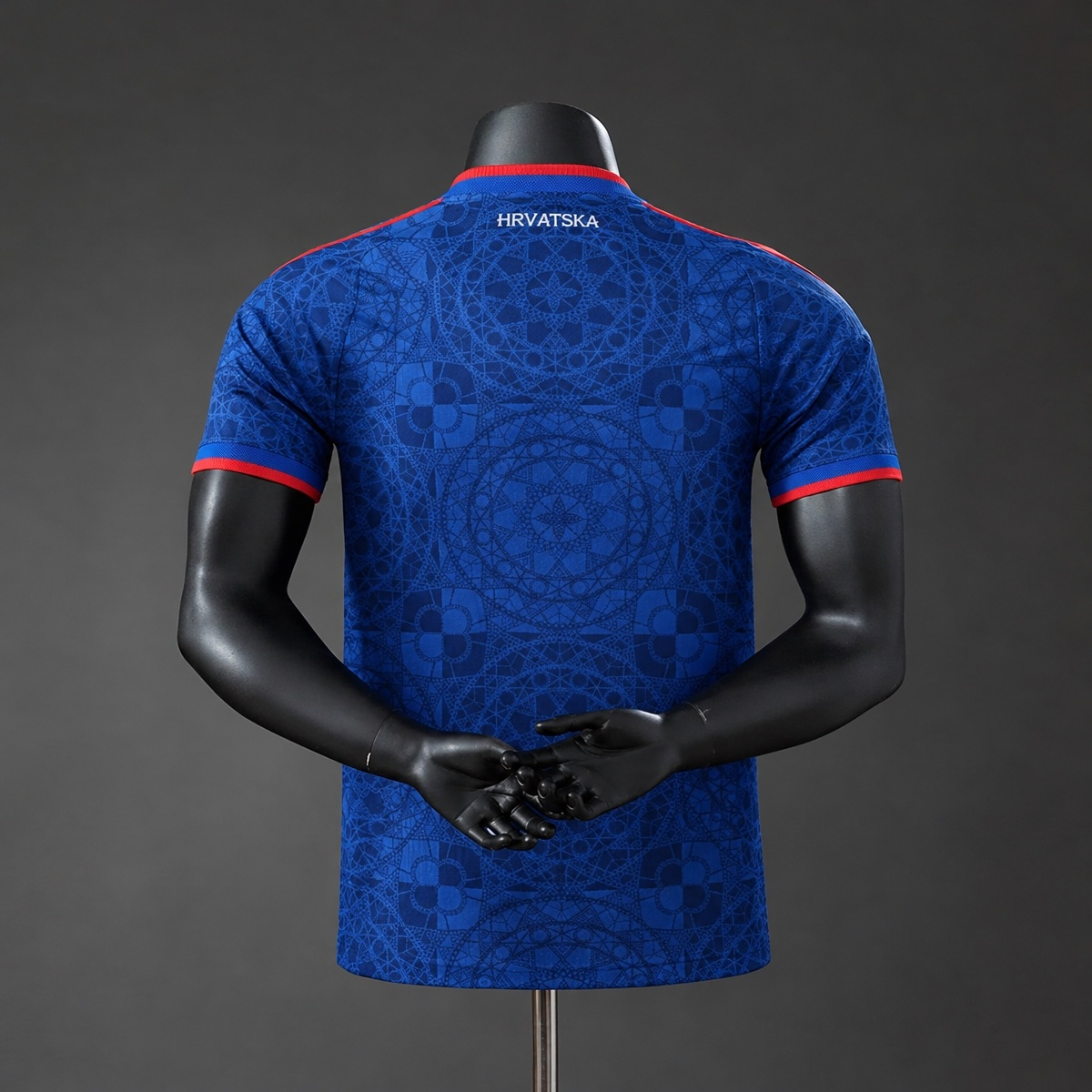 Camisola Croacia 2026-27 Alternativa Azul Versão Jogador