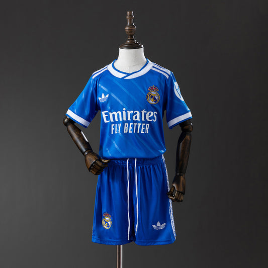 Kit Criança Real Madrid CF 2025-26 Alternativo