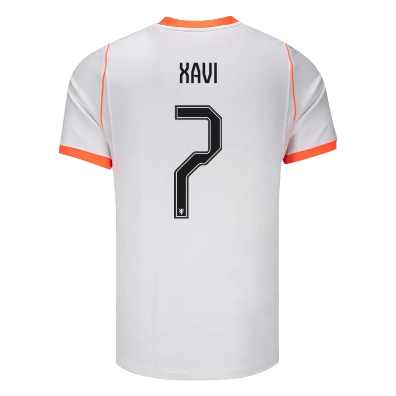 Camisola Paises Baixos 2026 Alternativa Branca Versão Adepto XAVI #7