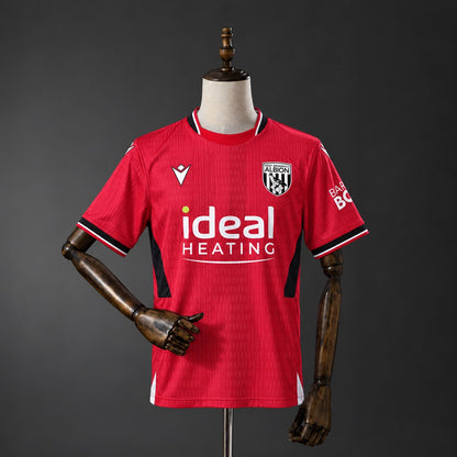 Camisola W-Bromw 2026-27 Alternativa Vermelha Versão Adepto