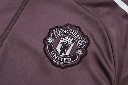 Fato de Treino M-United 2025-26 - Camisola com Fecho