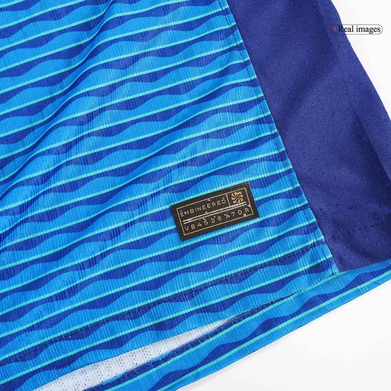Camisola Brasil 2024 Alternativa Azul Versão Adepto