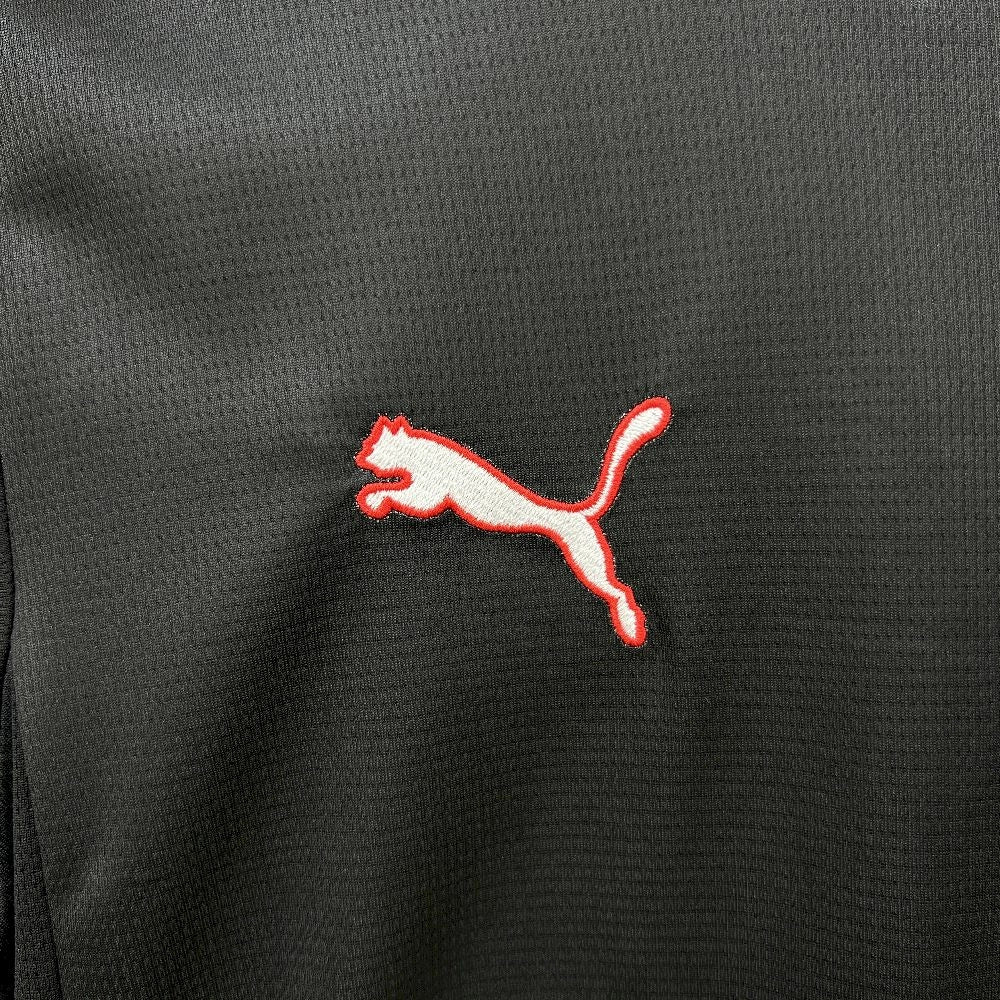 Camisola Real Sporting de Gijón 2025-26 Alternativa Preta Versão Adepto