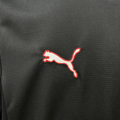 Camisola Real Sporting de Gijón 2025-26 Alternativa Preta Versão Adepto