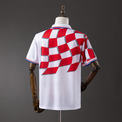 Camisola Croácia 1998 Principal Versão Adepto