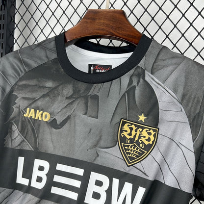 Camisola VfB Estugarda 2025-26 Alternativa Preta Versão Adepto