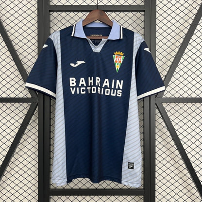 Camisola Cordoba CF 2025-26 Alternativa Azul Versão Adepto