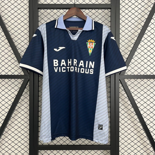 Camisola Cordoba CF 2025-26 Alternativa Azul Versão Adepto