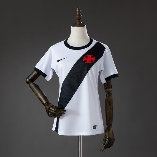 Camisola Vasco da Gama 2026-27 Alternativa Branca Lisa Versão Mulher