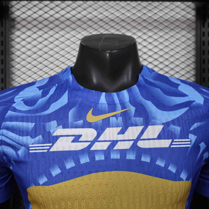 Camisola UNAM Pumas 2025-26 Alternativa Azul Versão Jogador
