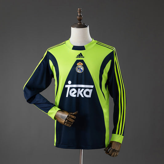Camisola Manga Comprida Real Madrid 1999-00 Guarda-Redes Versão Adepto
