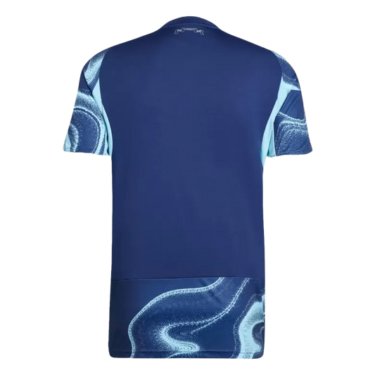 Camisola AFC Ajax 2025-26 Alternativa Azul Versão Adepto
