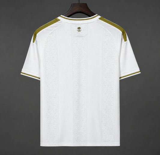 Camisola Al-Nassr 2026-27 Alternativa Branca Lisa Versão Adepto