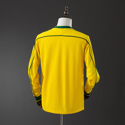 Camisola Manga Comprida Brasil 1998 Principal Versão Adepto
