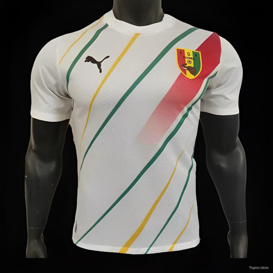Camisola Guiné 2024 Alternativa Branca Versão Jogador