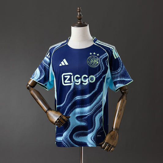 Camisola AFC Ajax 2025-26 Alternativa Azul Versão Adepto
