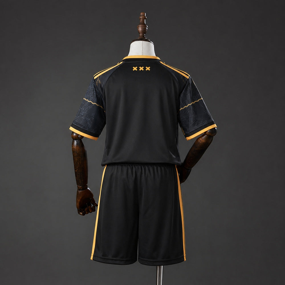 Kit Criança AFC Ajax 2026-27 Alternativo Preto