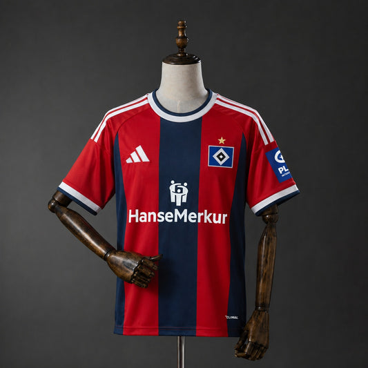 Camisola Hamburger SV 2026-27 Alternativa Vermelha Versão Adepto