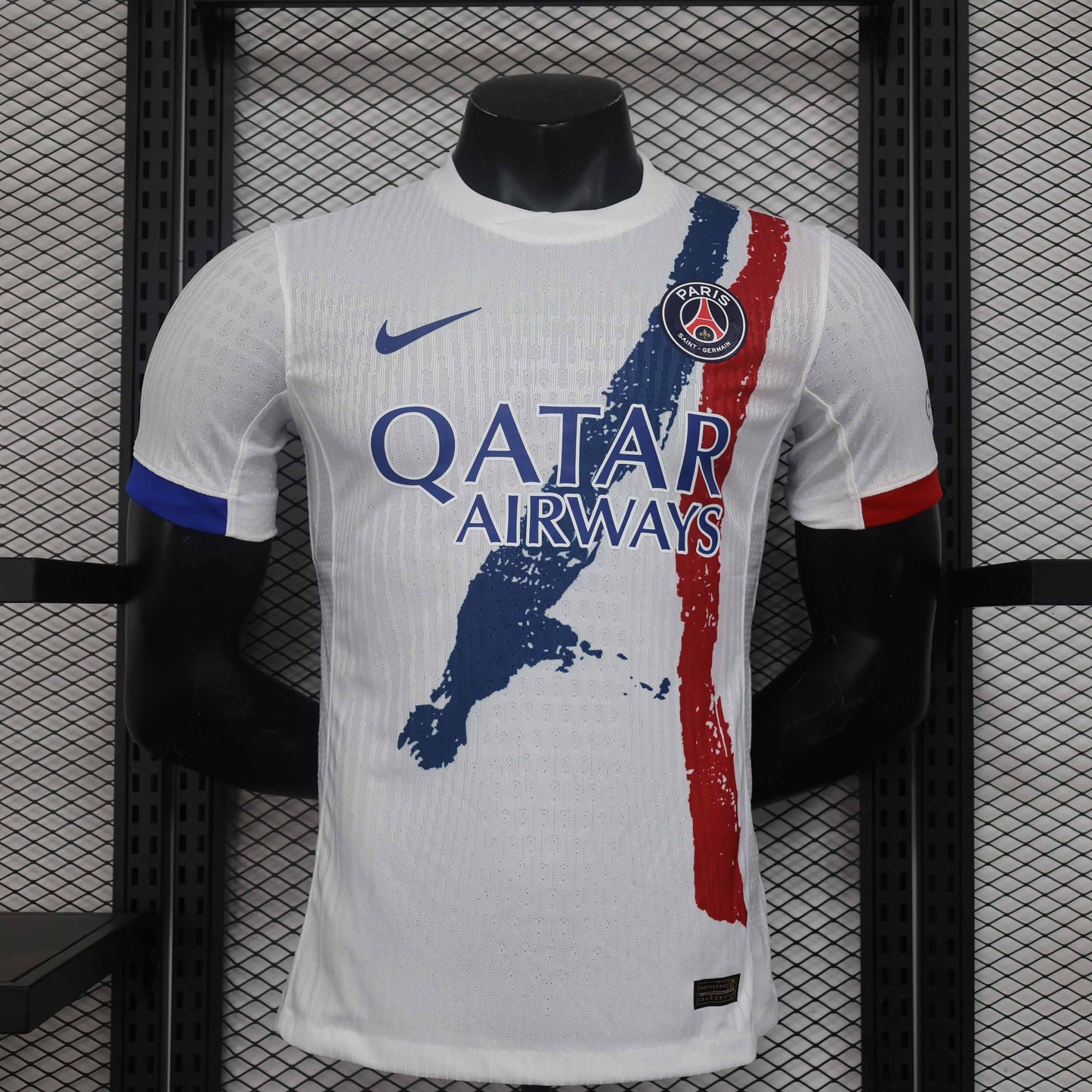 Camisola FC Paris Saint-Germain 2024-25 Alternativa Branca Versão Jogador