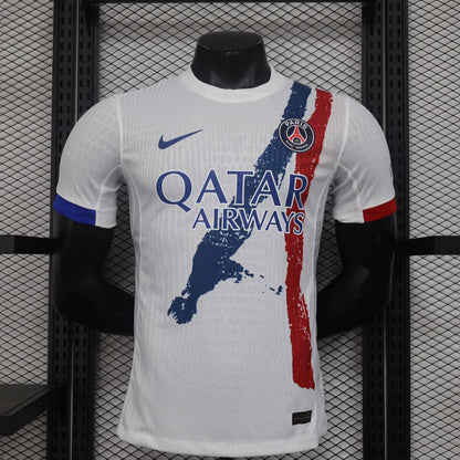 Camisola FC Paris Saint-Germain 2024-25 Alternativa Branca Versão Jogador