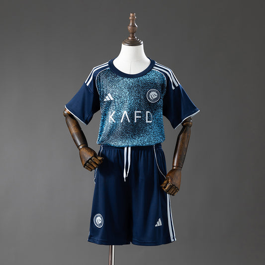 Kit Criança Al-Nassr FC 2025-26 Alternativo