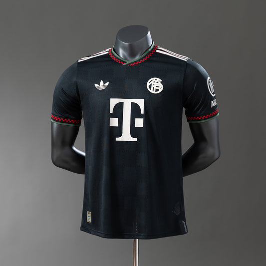 Camisola FC Bayern Munique 2025-26 Alternativa Preta Versão Jogador