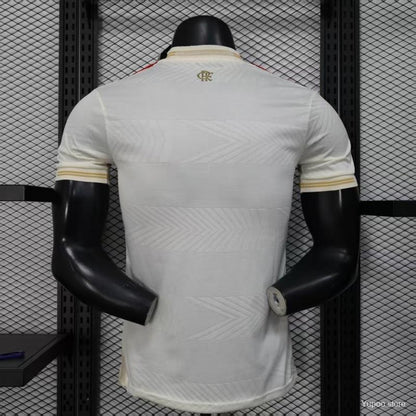 Camisola CR Flamengo 2025-26 Alternativa Amarela Lisa Versão Jogador