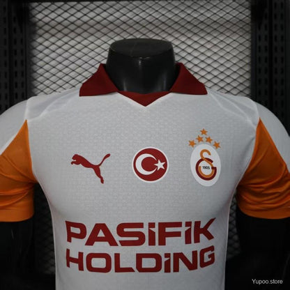 Camisola Galatasaray 2025-26 Alternativa Branca Versão Jogador