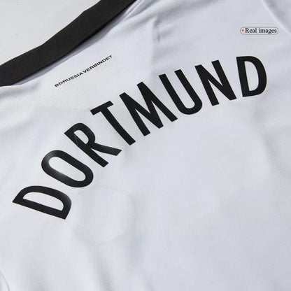 Camisola Borussia Dortmund 2024-25 Alternativa Branca Versão Adepto