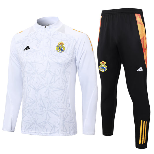 Fato de Treino Real Madrid CF 2024-25 - Camisola com Fecho