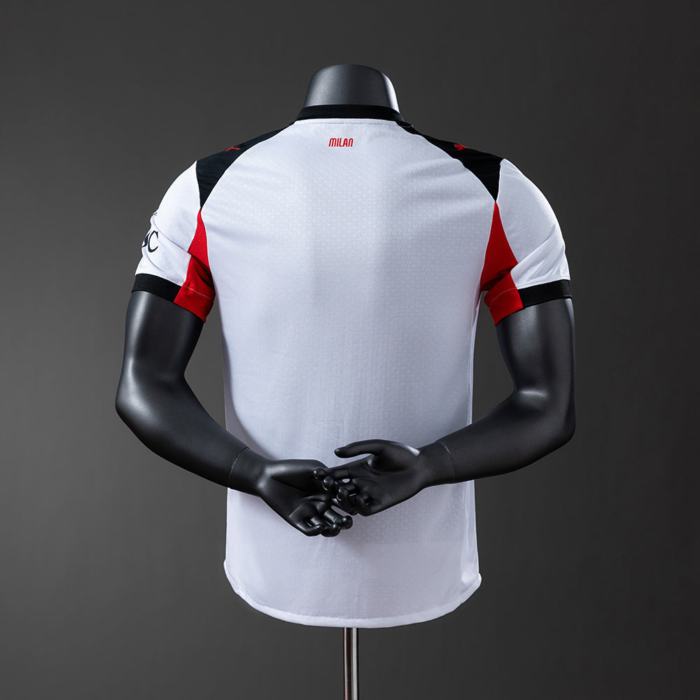Camisola Ac Milan 2025-26 Alternativa Branca Versão Jogador
