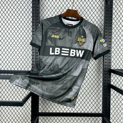 Camisola VfB Estugarda 2025-26 Alternativa Preta Versão Adepto