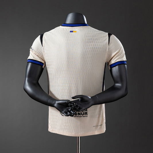 Camisola FC Barcelona 2025-26 Alternativa Amarela Versão Jogador