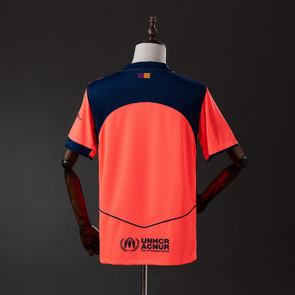 Camisola FC Barcelona 2025-26 Alternativa Laranja Versão Adepto