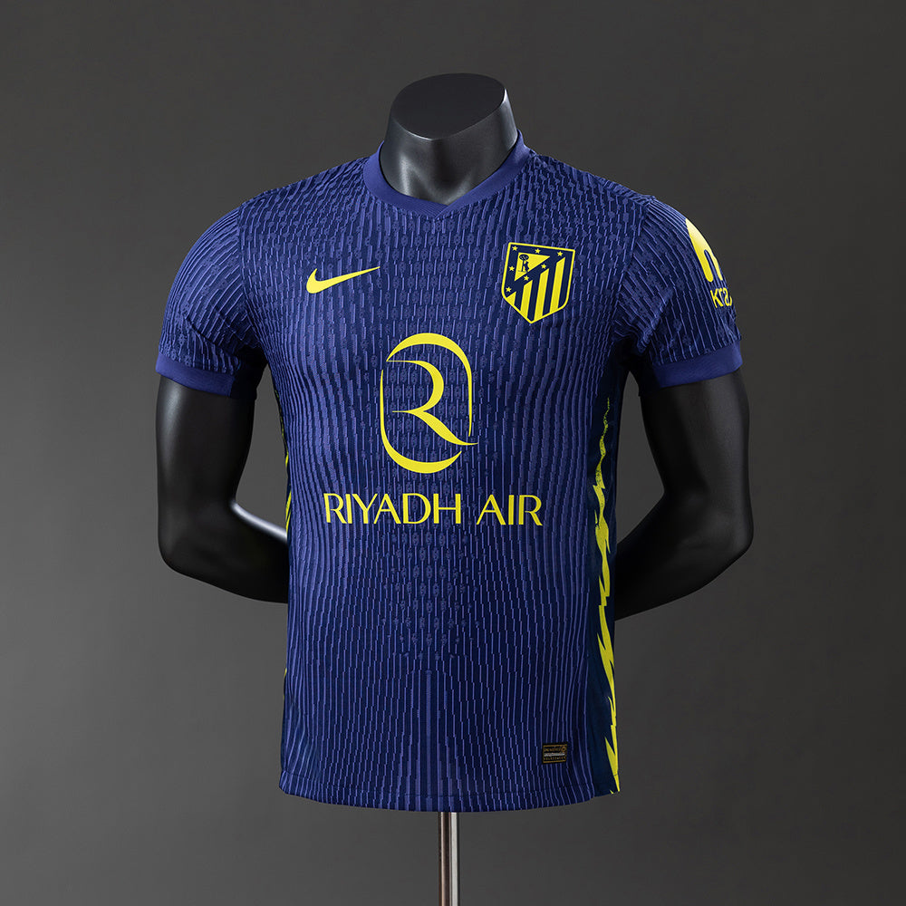 Camisola Atletico Madrid 2025-26 Alternativa Azul Versão Jogador