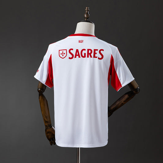 Camisola SLB 2025-26 Alternativa Branca Versão Adepto