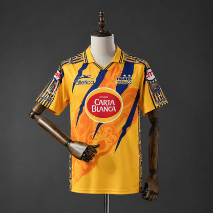 Camisola Tigres UANL 1997-98 Principal Versão Adepto
