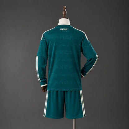Kit Criança Manga Comprida Real Madrid CF 2026-27 Alternativo Verde