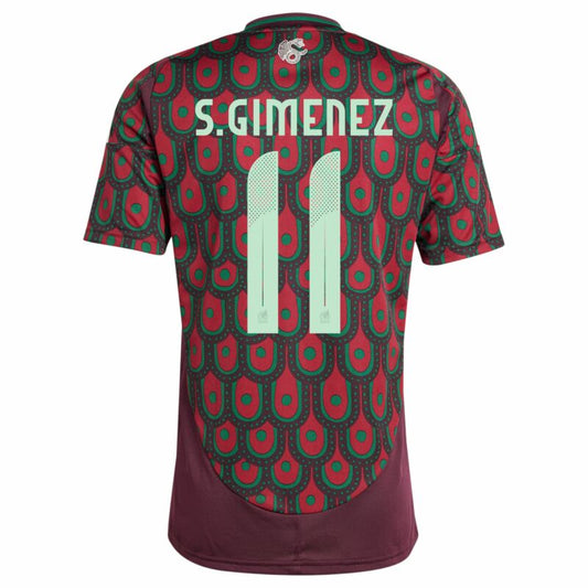 Camisola Mexico 2024 Principal Versão Adepto GIMENEZ #11