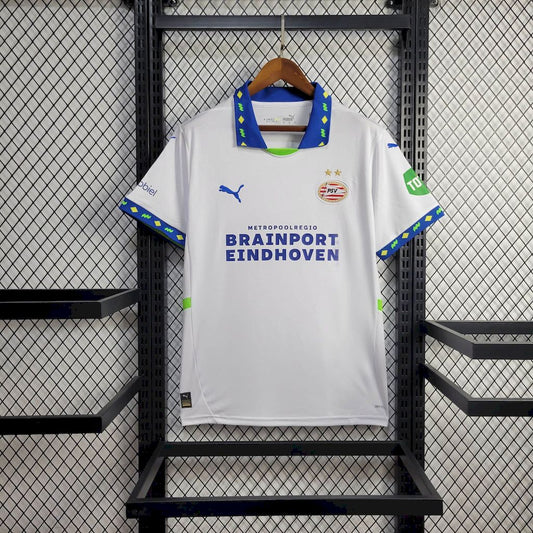 Camisola PSV Eindhoven 2024-25 Alternativa Branca Versão Adepto