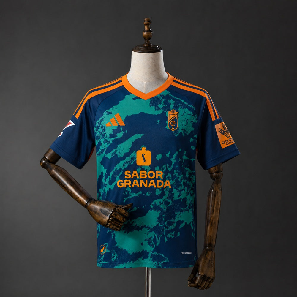 Camisola Granada CF 2026-27 Alternativa Azul Versão Adepto
