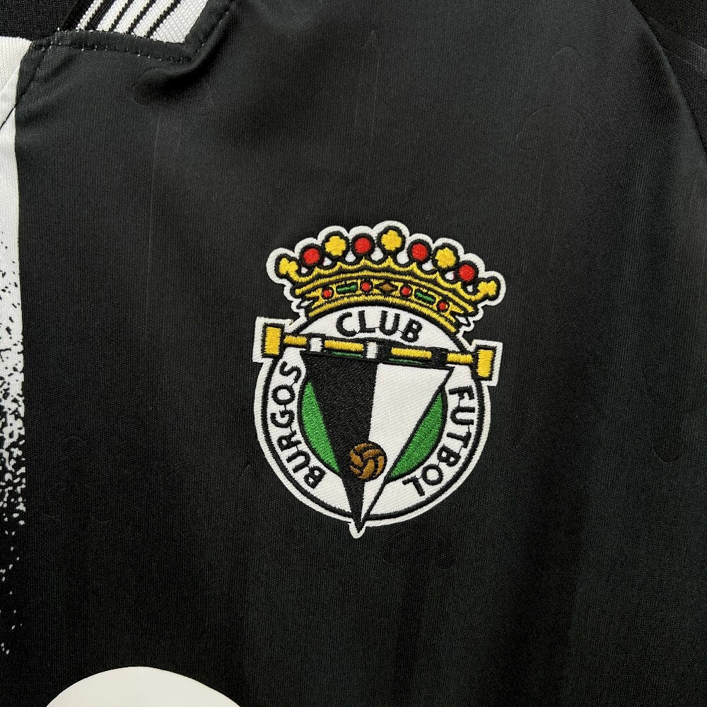 Camisola Burgos CF 2025-26 Alternativa Preta Versão Adepto