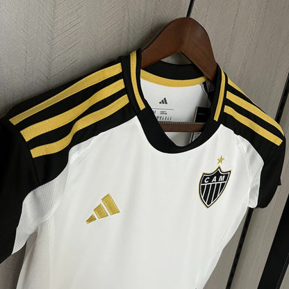 Camisola Atlético-MG 2025-26 Alternativa Branca Lisa Versão Mulher