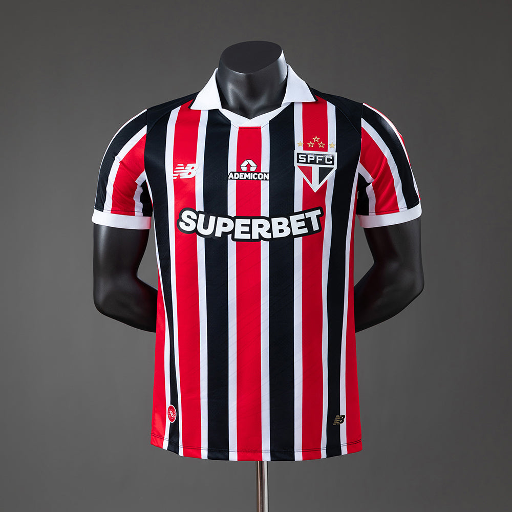 Camisola São Paulo FC 2026-27 Alternativa Riscas Versão Jogador